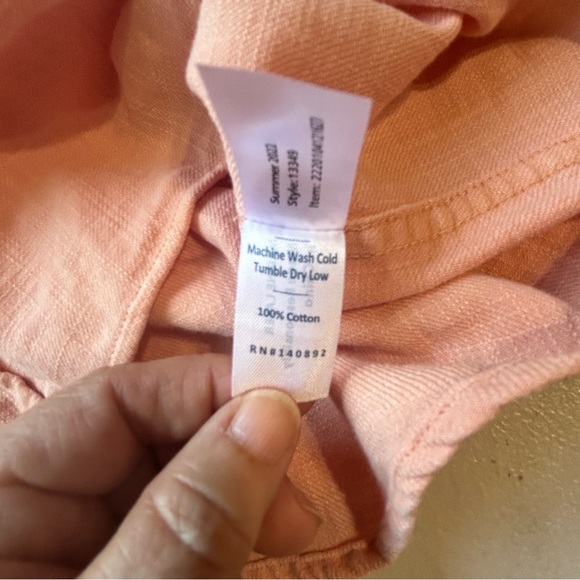 Marine Layer coral Lightweight Casual Shirt size L - Picture 4 of 6